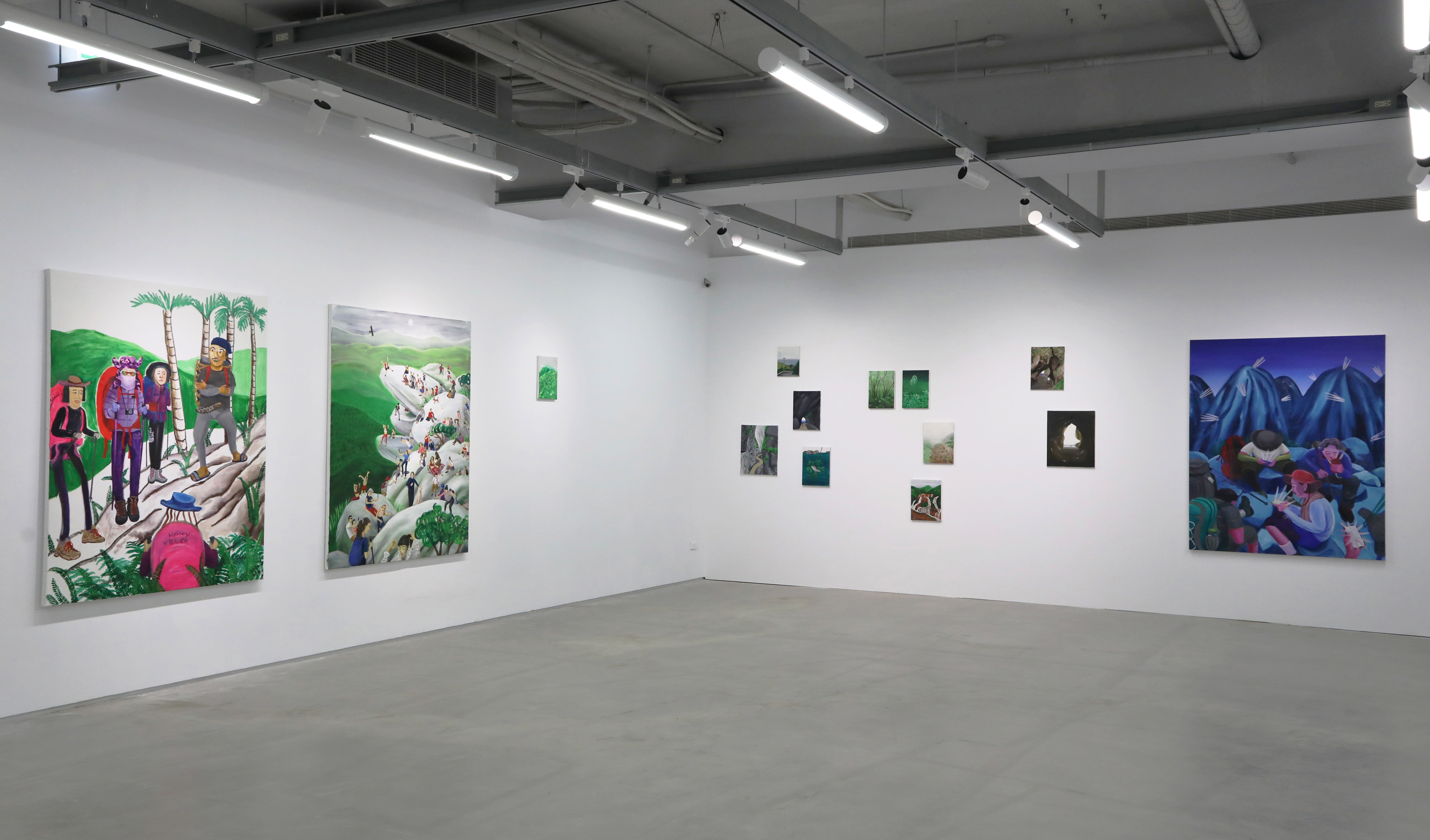 「滿山春色──黃海欣個展」展場